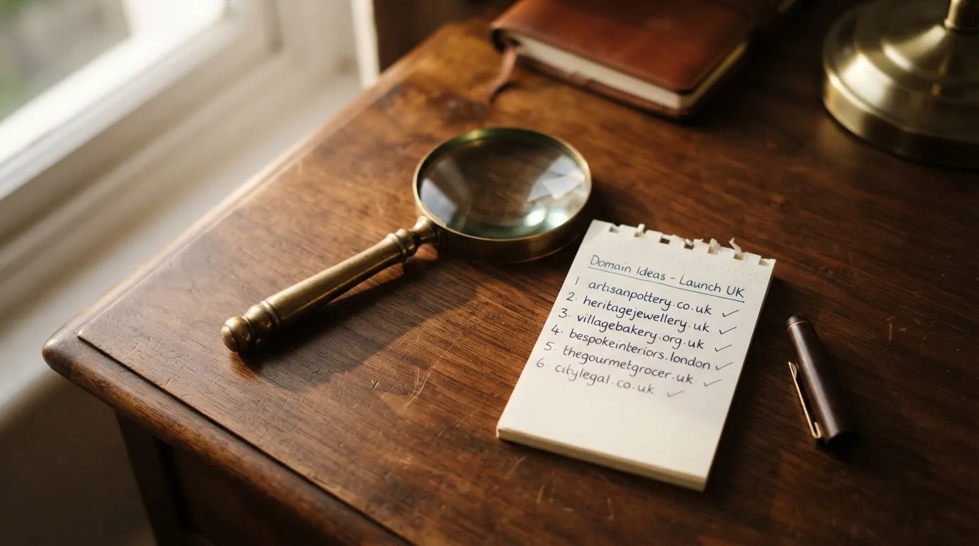 A magnifying glass rests over a printed regulatory certificate on a wooden desk.